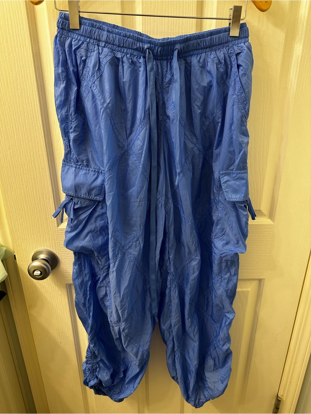 FP Movement by Free People Blue Cargo Jogger Track Pants
